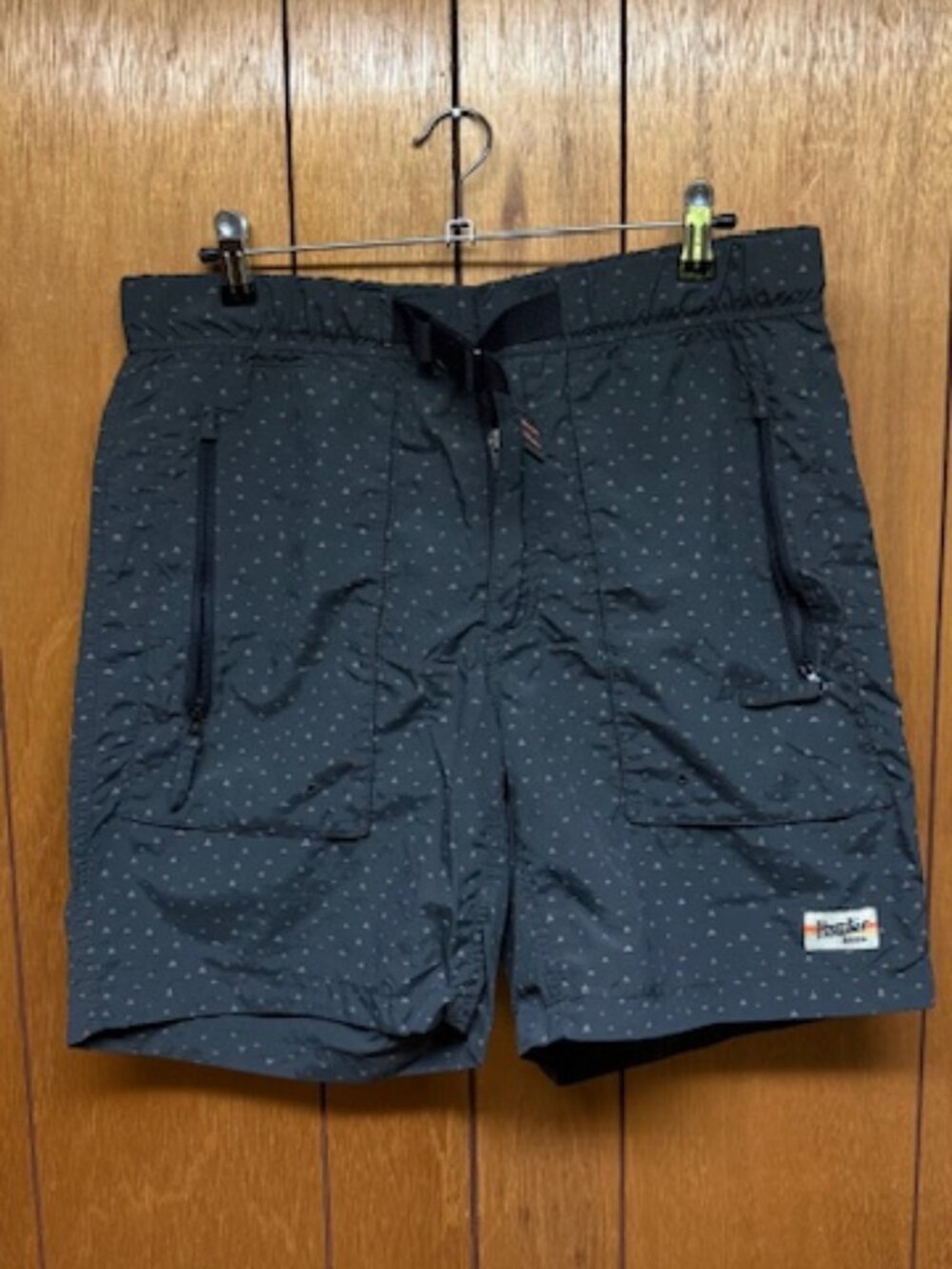 Howler Bros Pedernales Packable Nylon Shorts Mens 35 Black and Tan